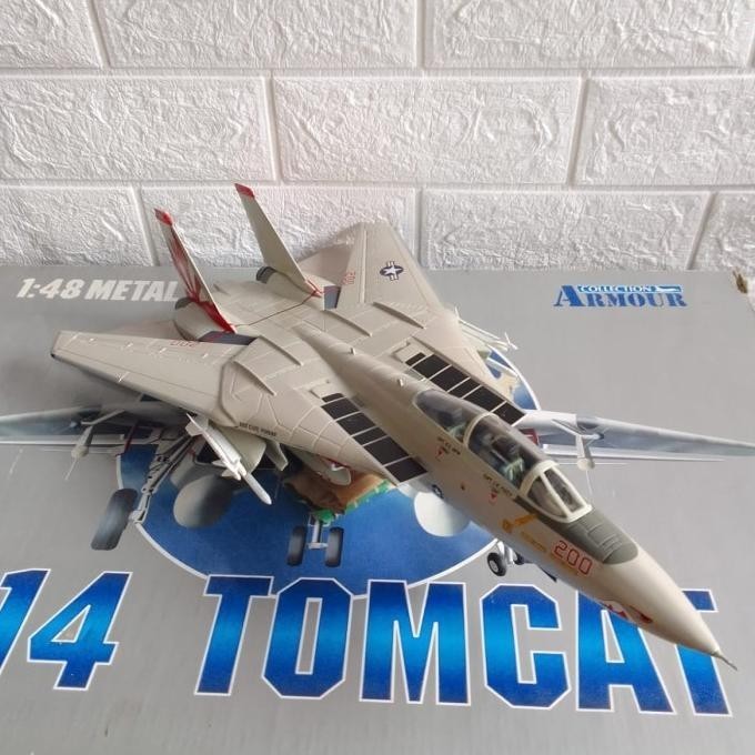 Nova Aeronave Diecast F14 Tomcat Da Armor