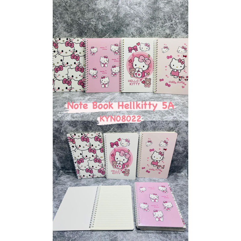 Hello KITTY Nota De Caracteres A5 Tamanho/NOTEBOOK KYN08022 | Shopee Brasil