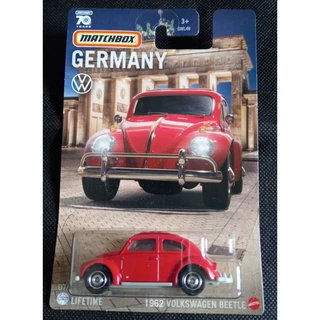Caixa De Fósforos Alemanha 1962 VOLKSWAGEN BEETLE