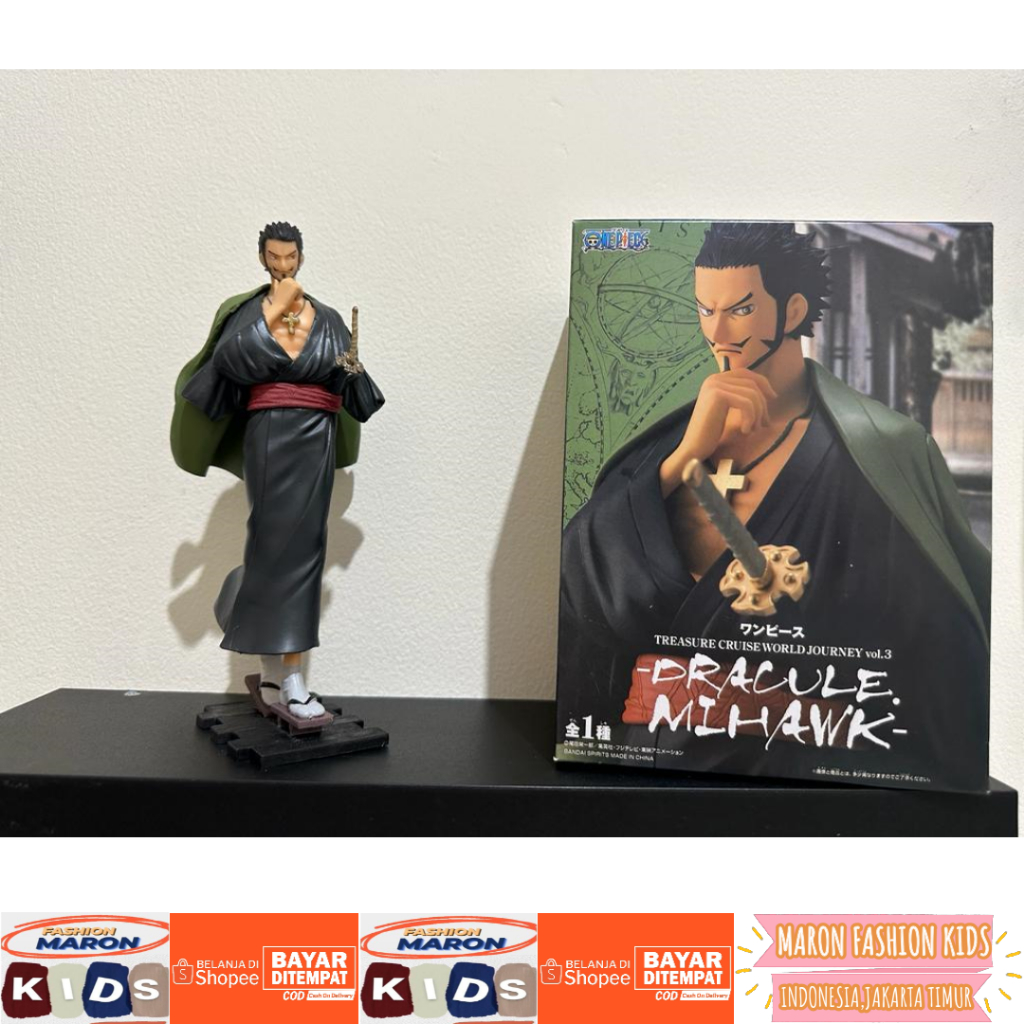 Acj Joia / Colar Com Pingente De Anime One Piece / Dracule / Mihawk /  Vintage