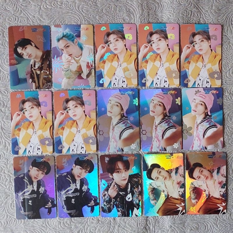 Cartão Fotográfico Oficial Stray Kids x Ultra Milk Holograma AR R2
