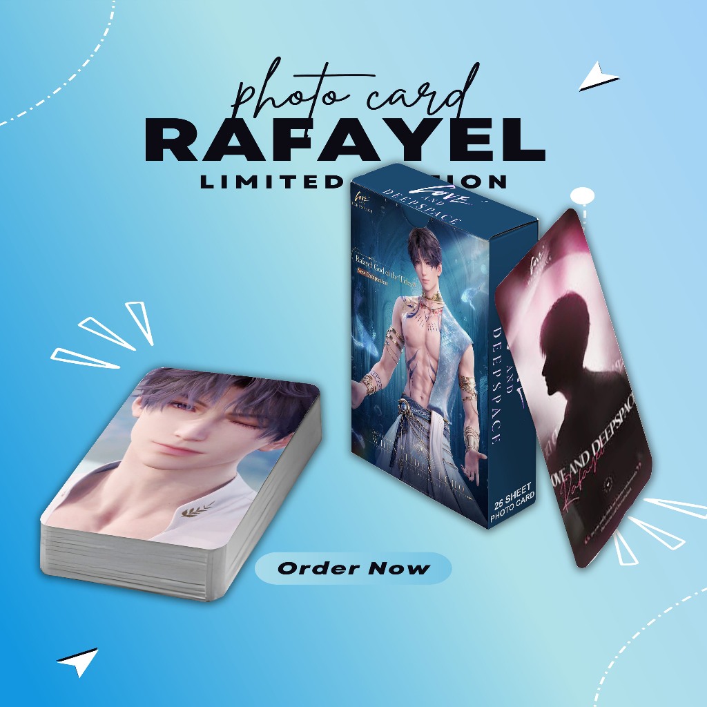 Conjunto De Cartões Fotográficos RAFAYEL LOVE AND DEEPSPACE PREMIUM 25 ...