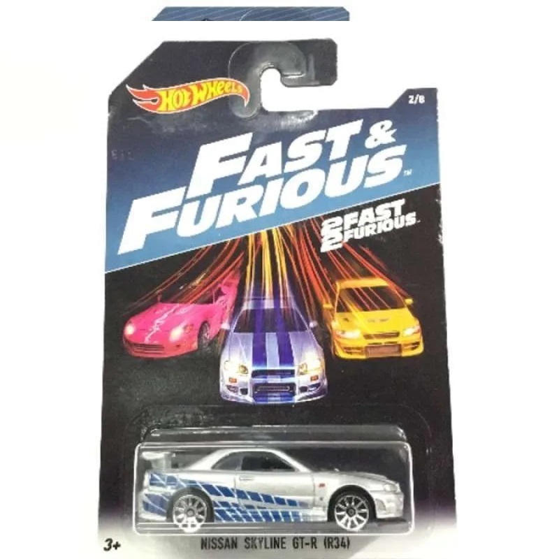 HOT WHEELS NISSAN SKYLINE GT-R R34 GTR Velozes E Furiosos | Shopee