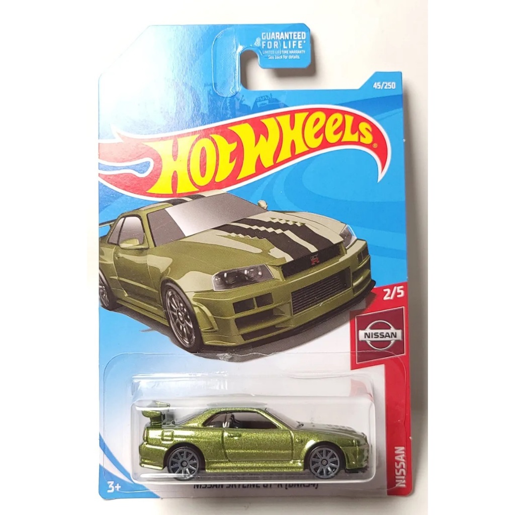 HOT WHEELS NISSAN SKYLINE GT-R R34 GTR Velozes E Furiosos | Shopee