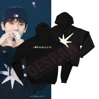 Casaco De Capuz Coreano exo baekhyun lonsdaleite tour 2024