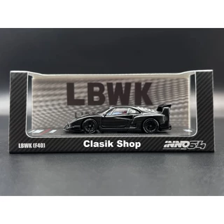 Inno 64 LBWK F40 Diorama Car Carro Modelo De Coleção De Brinquedos