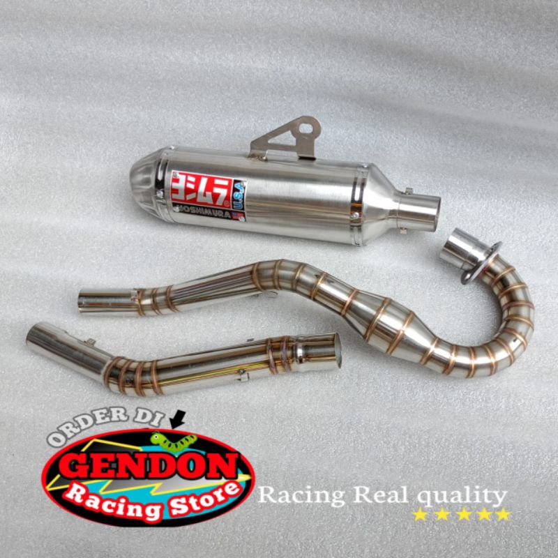 Sistema Completo De Exaustão Para XR 200 150 NXR 160 BROS 125 XTZ 125 150 CRF 150 Tubo De Aço Inoxidável 38mm Sem-Fim