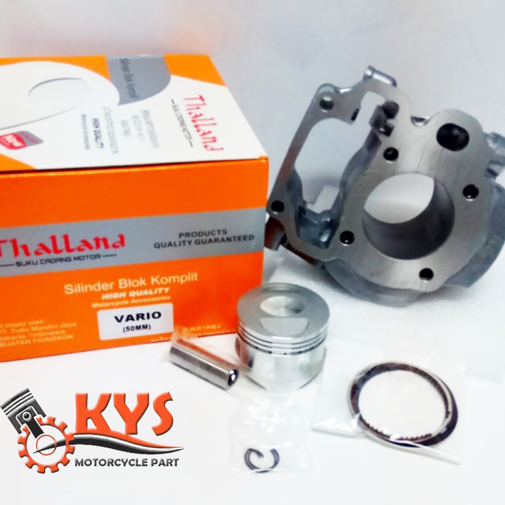 Bloco Cilíndrico De Pistão ASSY HONDA VARIO 110 Carburador KVB TECHNO ...