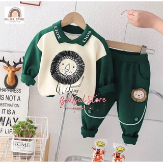 Roupas Meninas Fatos De 1-5 Anos VIRAL SUN LION Padrão ANIMAL