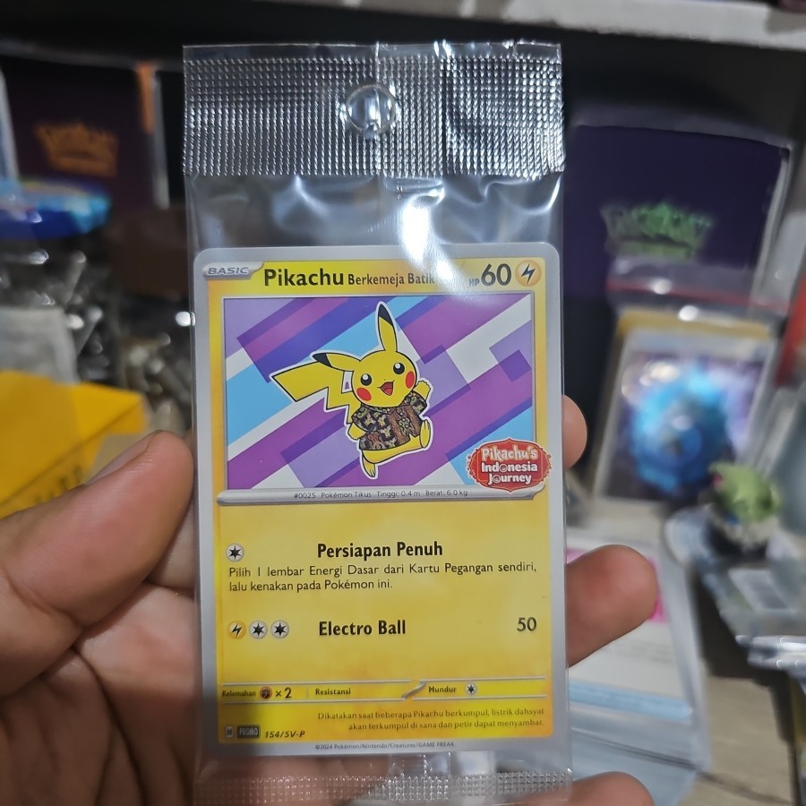 Pikachu xatu Com pokemon tcg Indonésia batik Camisa Selada