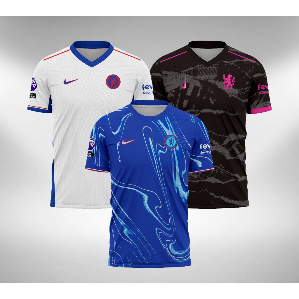 Chelsea Home Away Jersey 3o 2024 2025 PATCH Completo | Shopee Brasil