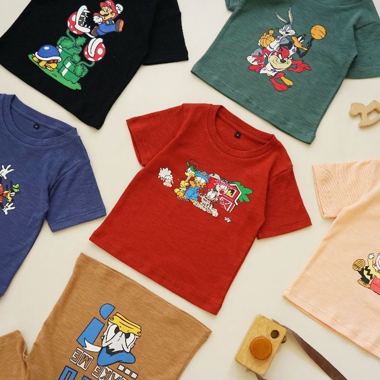 Pronto Para Enviar . Desenho Beeboo | Tee Animado Básico Roupas ...