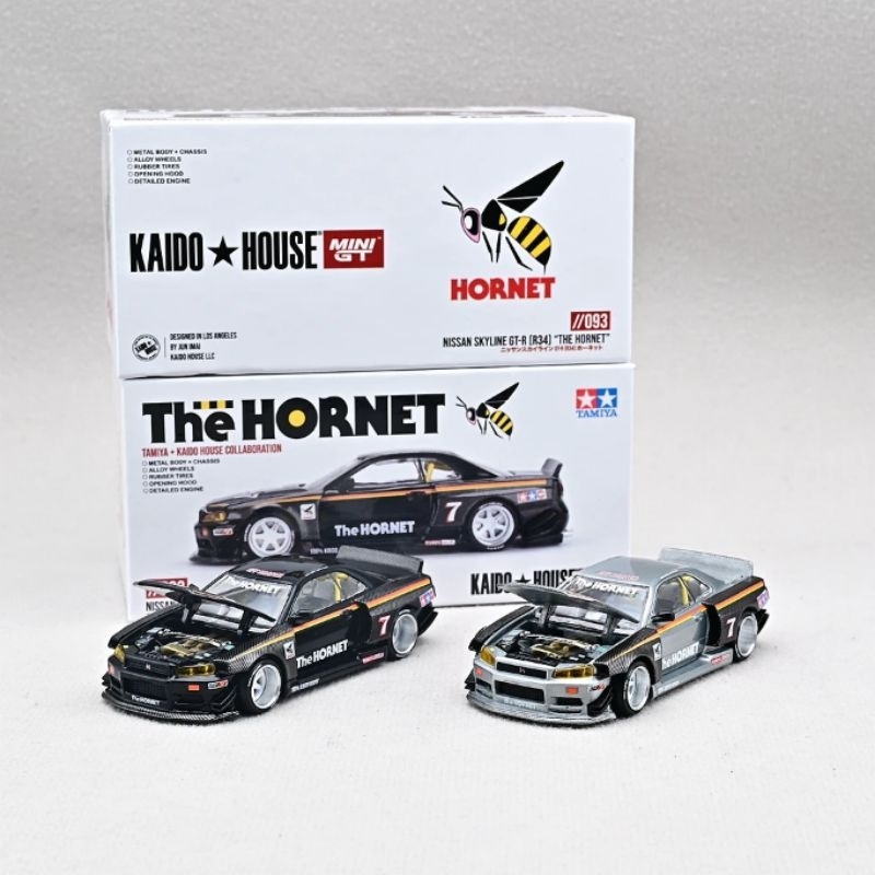 KAIDO★HOUSE R34 スカイライン HORNETメキカスタム Mini GT Kaido House Nissan Skyline-R R34 O Hornet Selado | Shopee