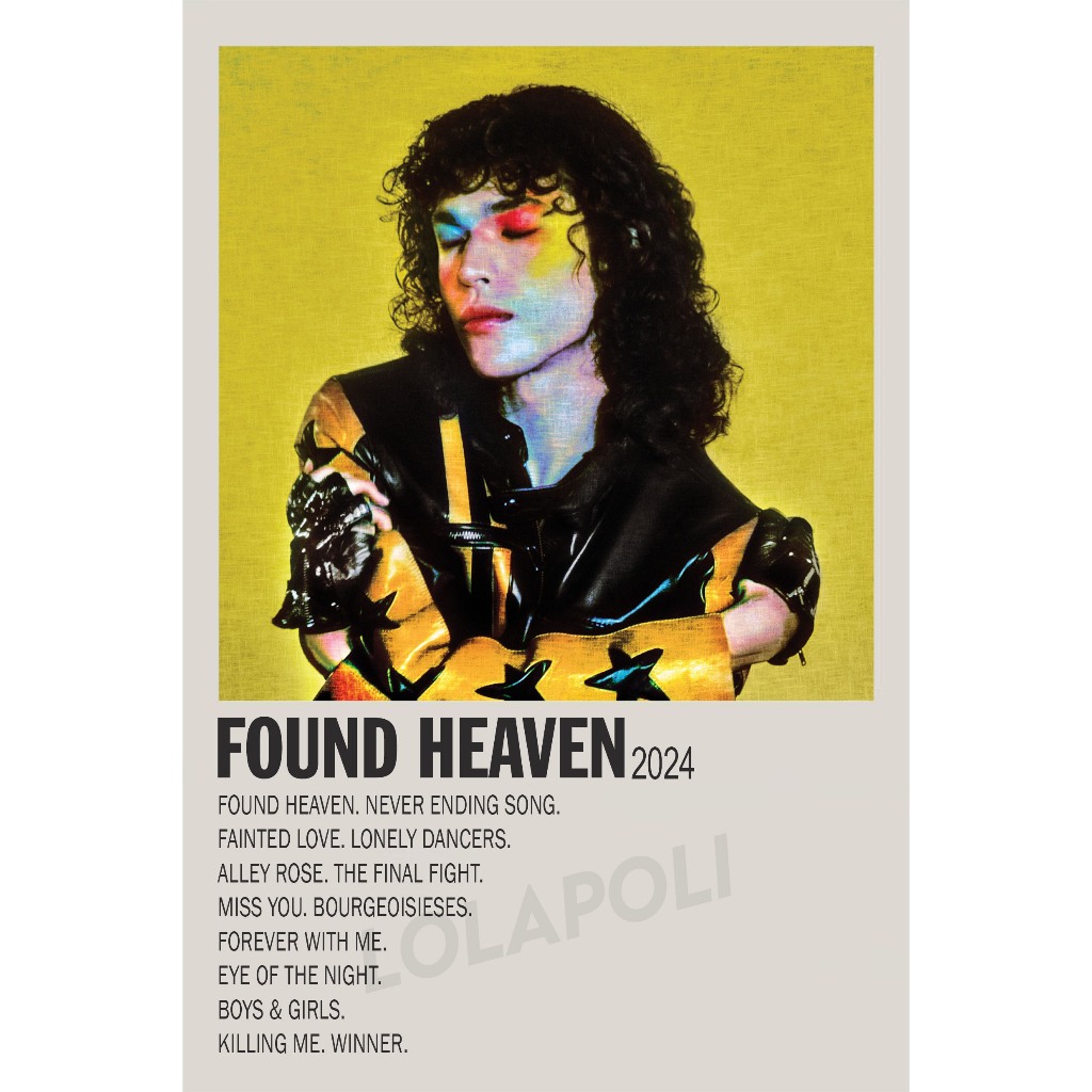 Pôster Da Capa Do Álbum Found Heaven-Conan Grey | Shopee Brasil