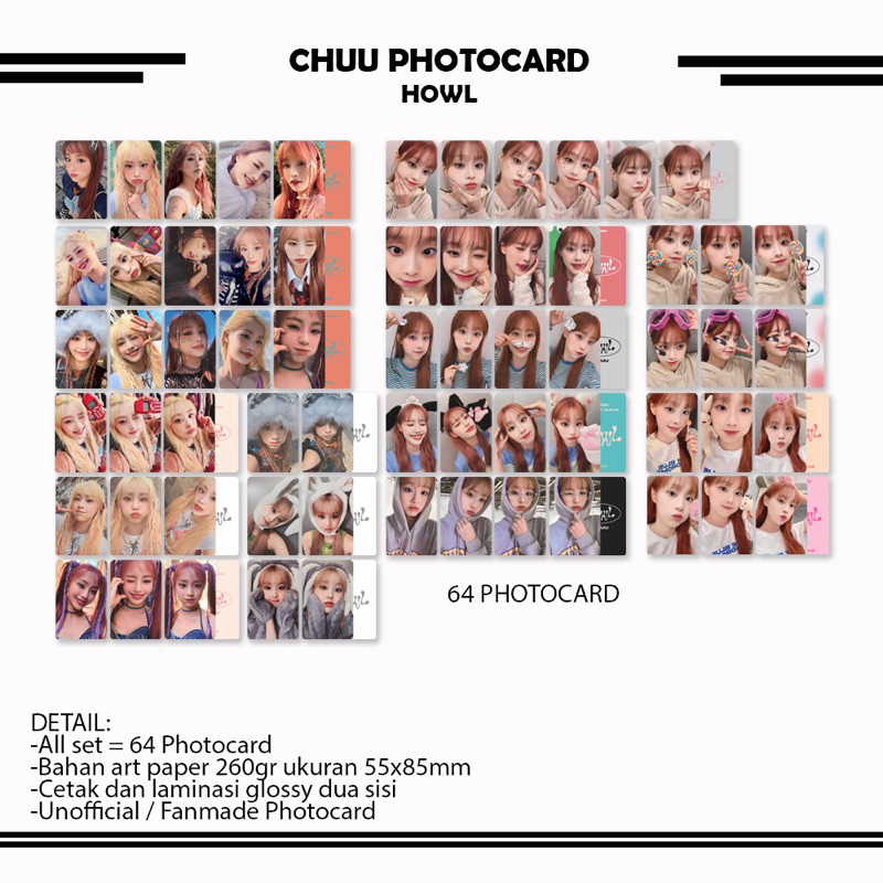 Chuu HOWL Fotocard - Escorrega o Preço
