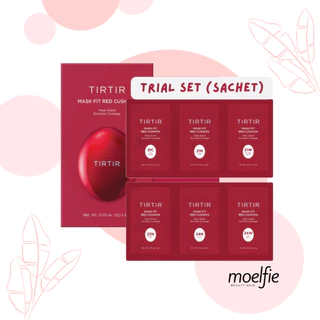 [Conjunto TRIAL] TIRTIR MASK FIT RED CUSHION 6 KIT De Teste 1g