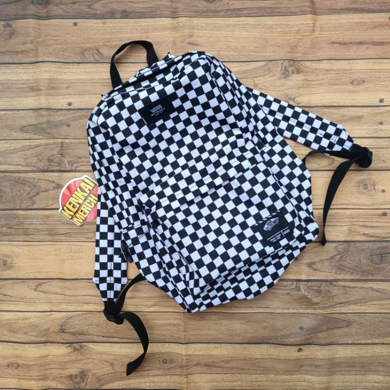 Vans checkerboard Mochila Saco De Dia Shopee Brasil