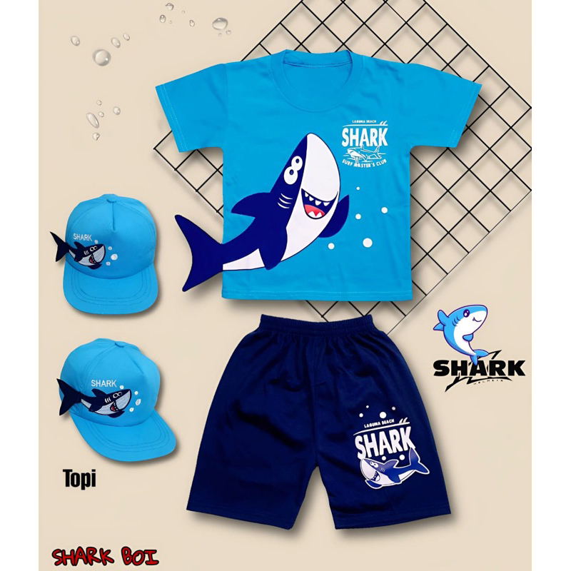 Baby SHARK Terno De 1-10 Anos De Idade/Roupas De Baleia Com Os