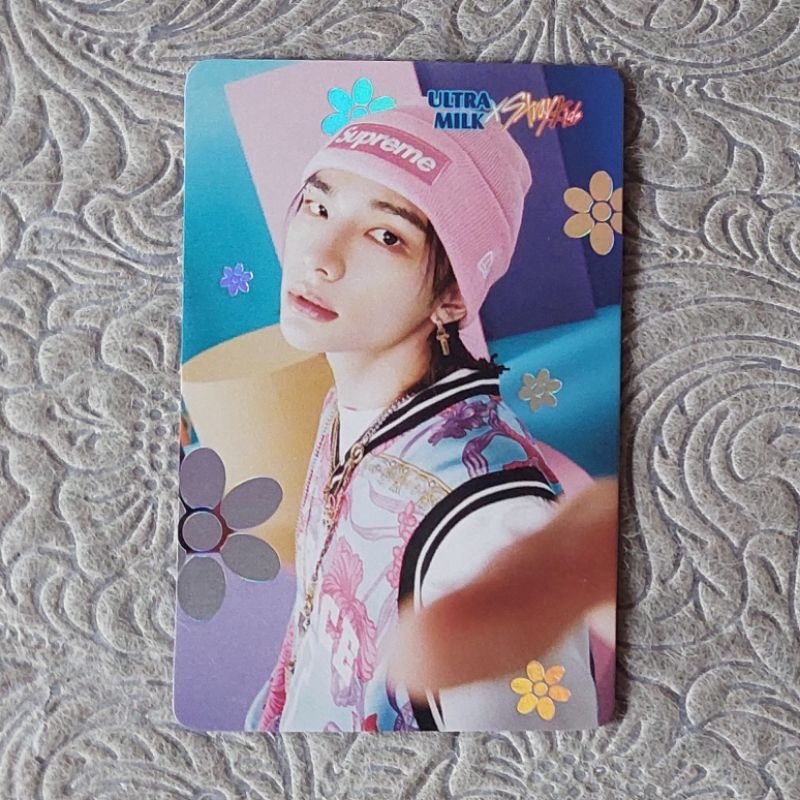 Cartão Fotográfico Oficial Stray Kids x Ultra Milk Holograma AR R2
