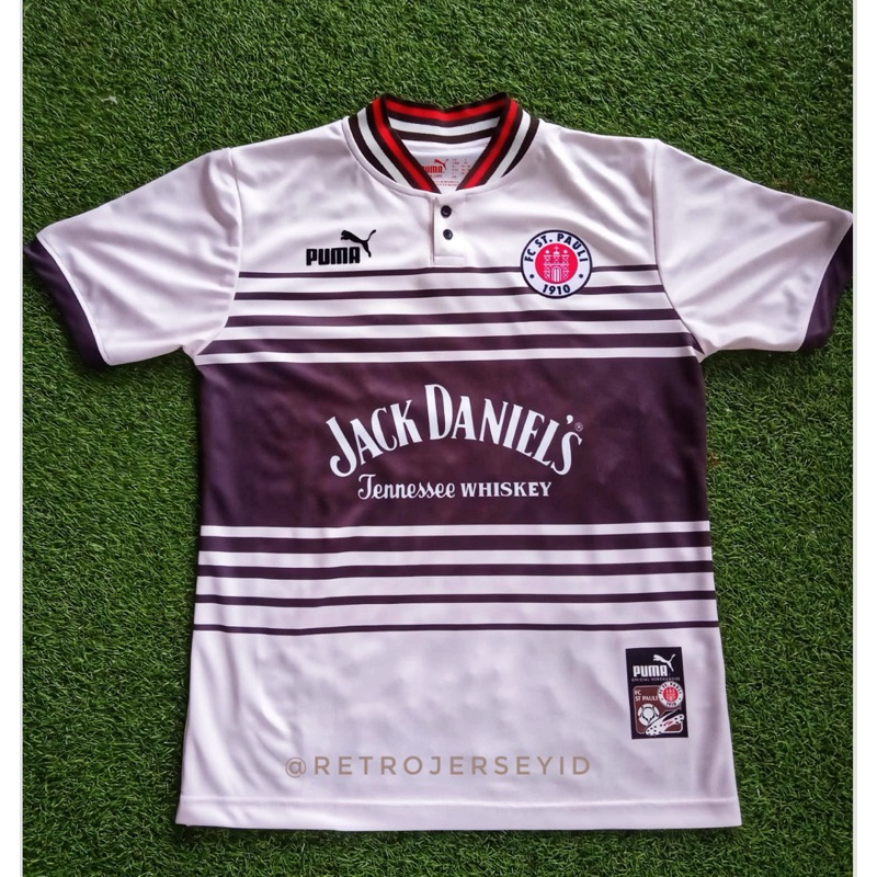 St Pauli Home Retro Jersey 97/98 Classicjersey Vintagejersey/blockcore/scena