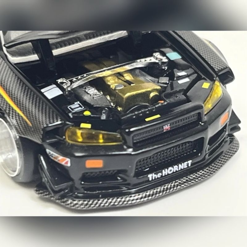 Mini GT Kaido House Nissan Skyline-R R34 O Hornet Selado | Shopee