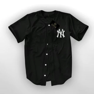 Camisa De Beisebol Preta/Masculina E Feminina