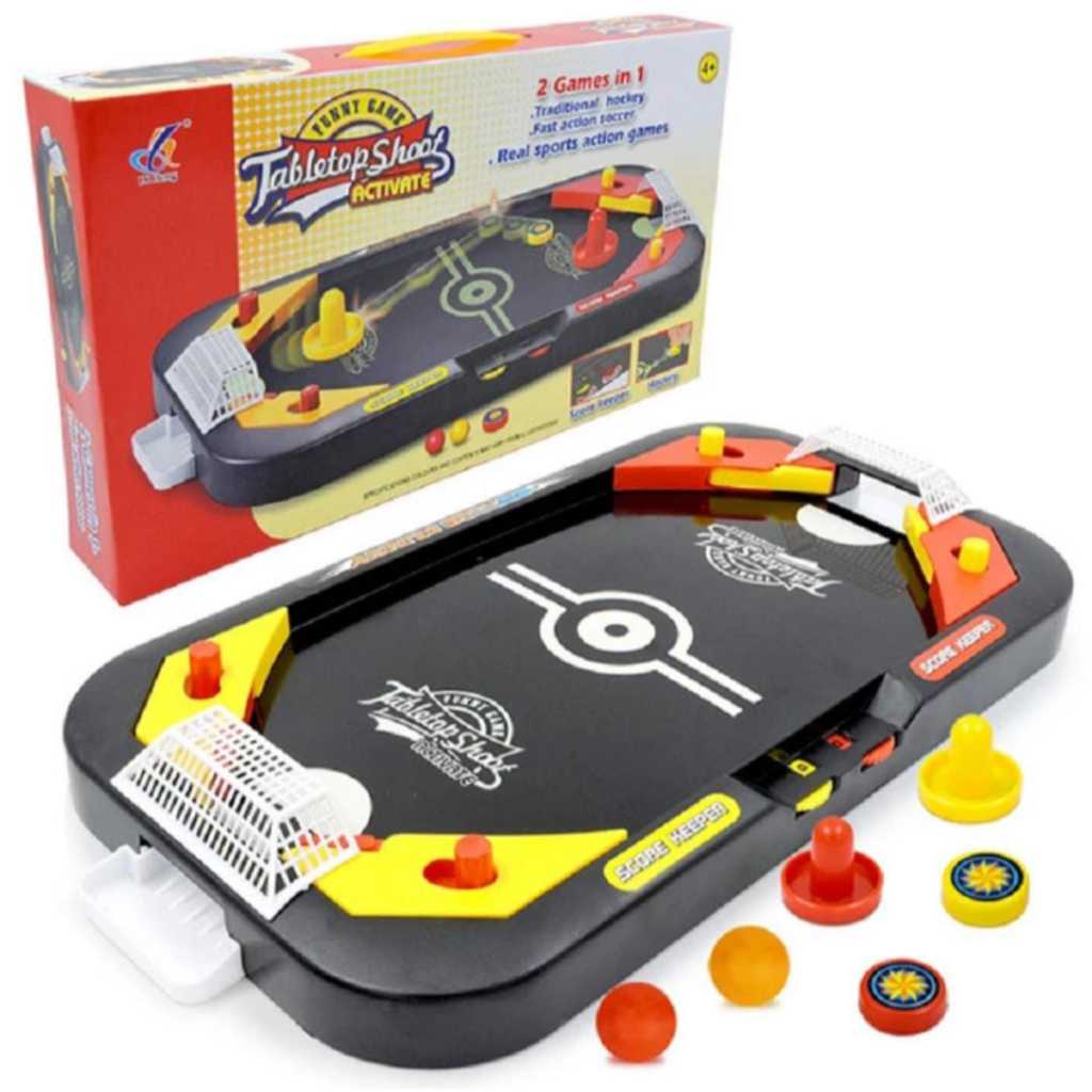 Mini ICE HOCKEY GAME TABLETOP SHOOT 2 Em 1/TIMEZONE Brinquedos Infantis