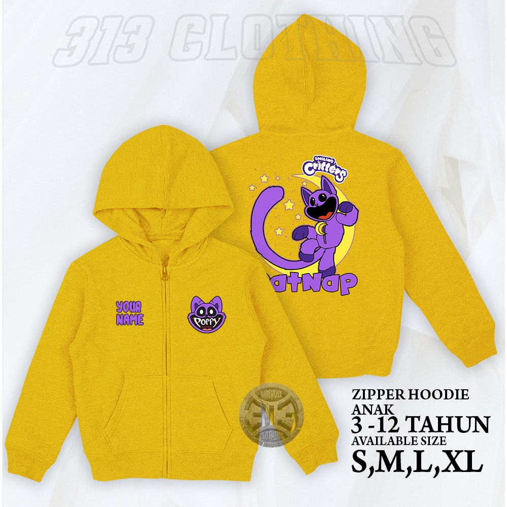 Hoodie Zipper Kids CatNap Poppy Playtime 3/jacket Critérios De Moagem ...