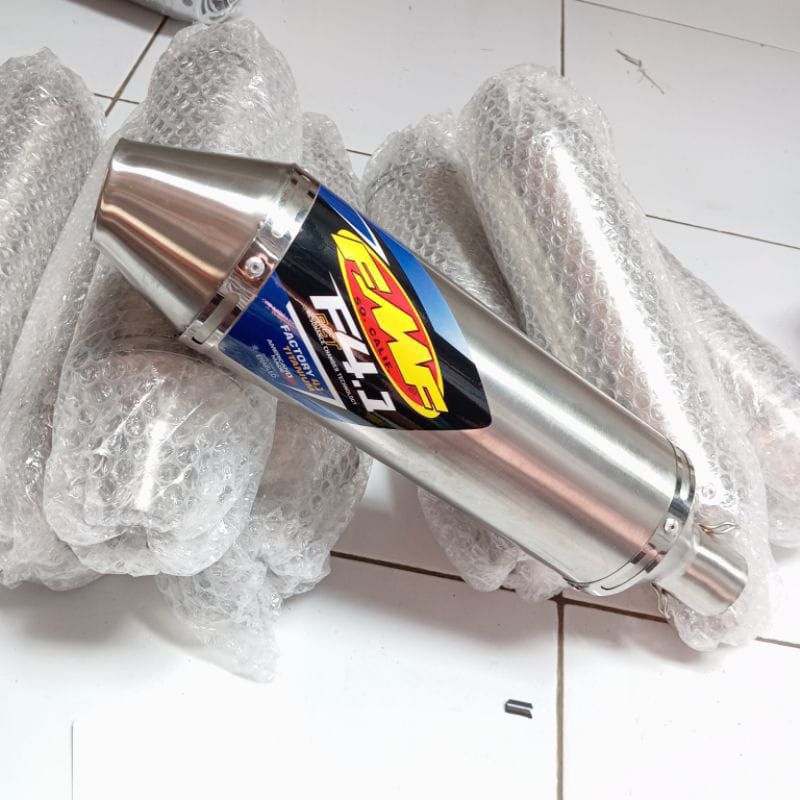 Silenciador De Exaustão Apenas Fmf F4.1 Entrada Inoxidável 38mm Para Todas As Motocicletas