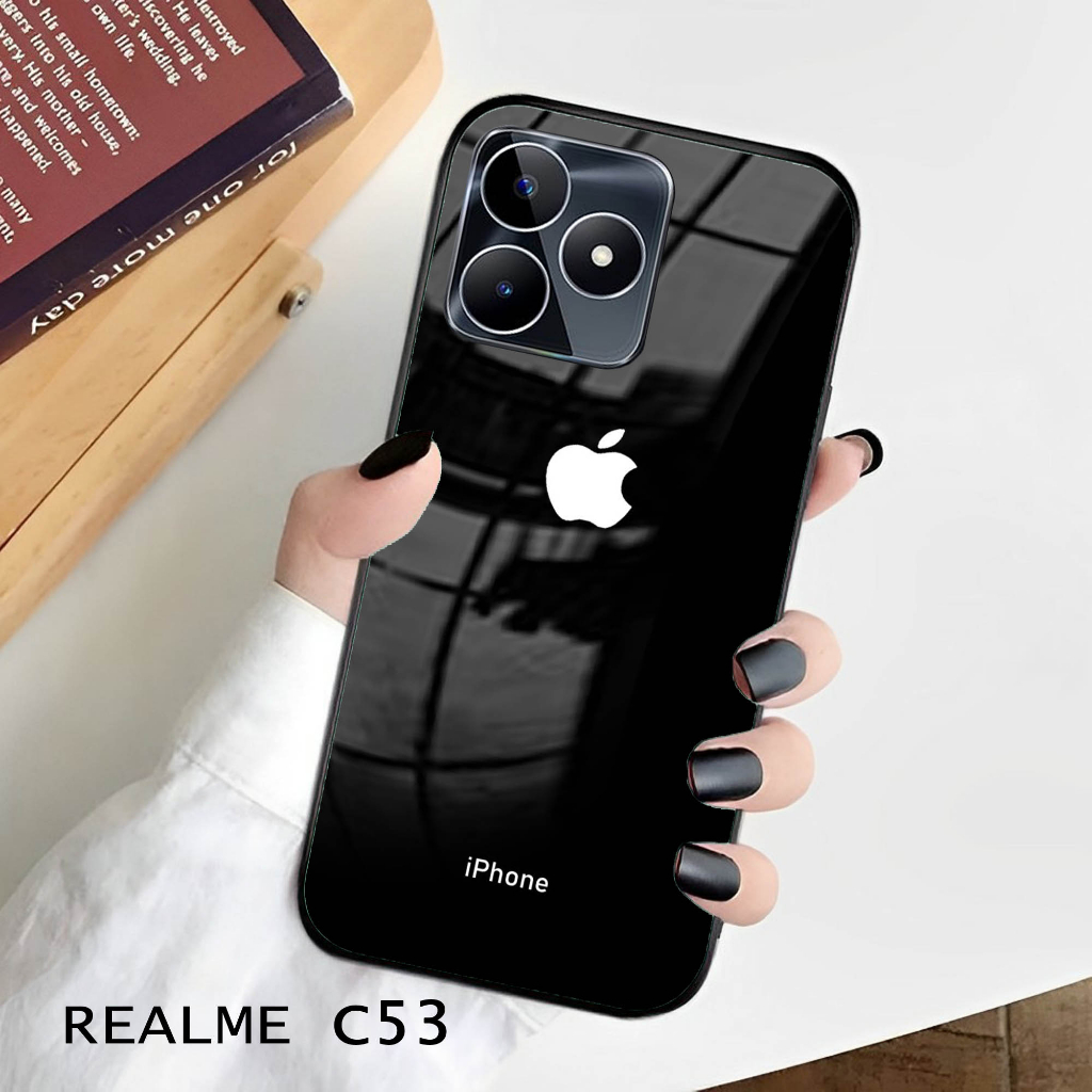 Mais Novo Realme C53 Glass Softcase 2023 [K50] Estojo Para Celular-Protetor Acessórios Recente-Praçacase.id