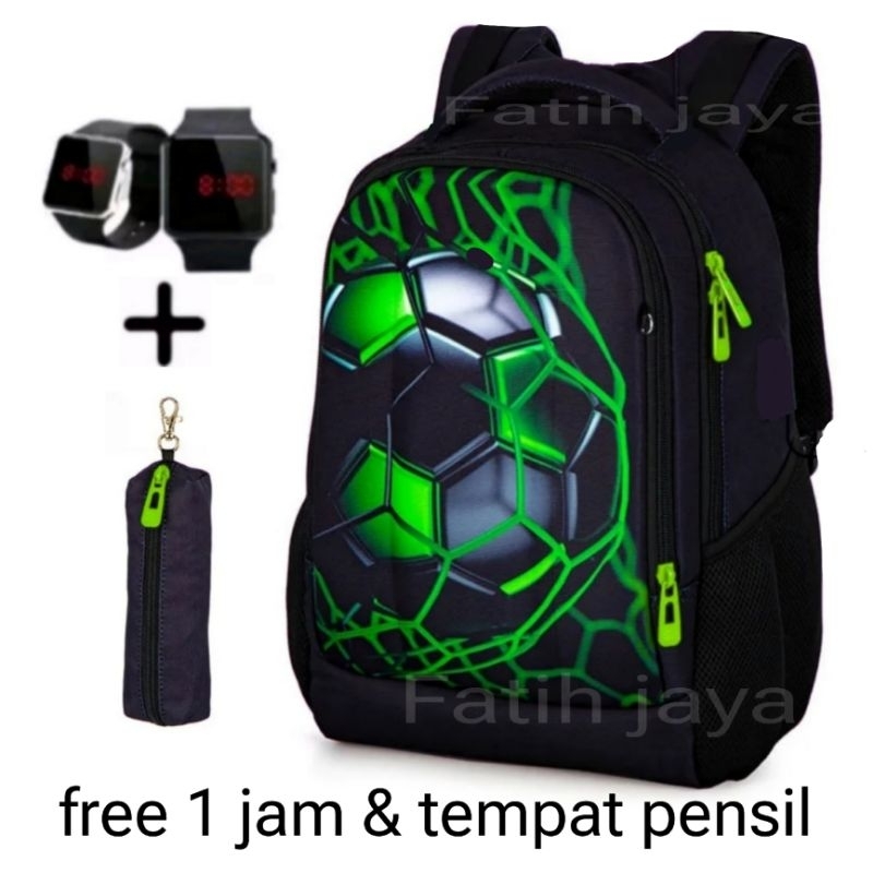 Bolsa Para Meninos-Bolsas Escolares Crianças-Mochilas De Caráter (1 Hora Grátis & Estojo Lápis)