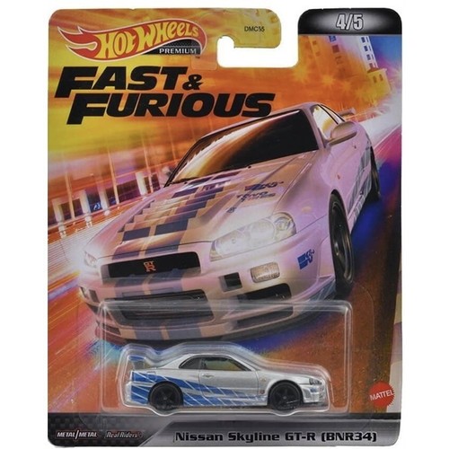 ミニカー Hot Wheels NISSAN SKYLINE GT-R (BNR34) Hot Wheels Pop Culture - Nissan Skyline GT-R (BNR34) Grand Turismo