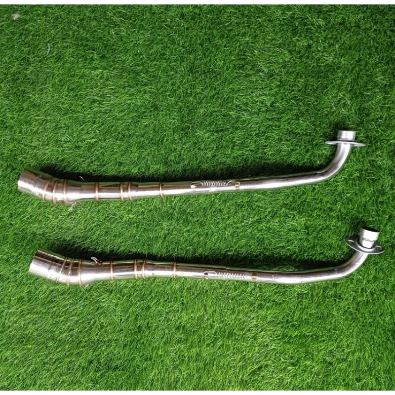 Tubo De Escape Inoxidável Para Pop110i Pop25 Pop100 Biz125 Biz100/110 Corrida Padrão Entrada De 51mm