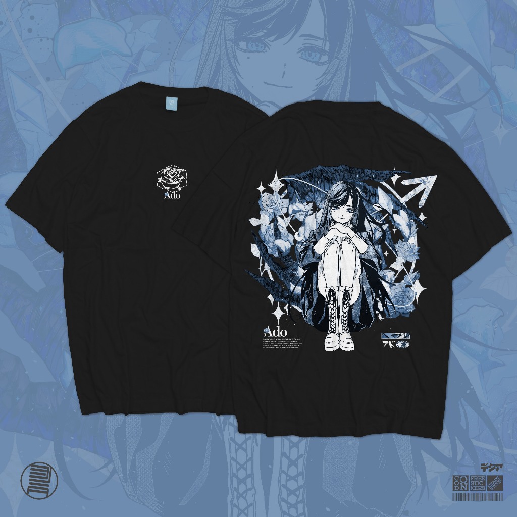 DJA Kaos Ado Utaite JPop JRock Music Ost Anime Manga Camiseta