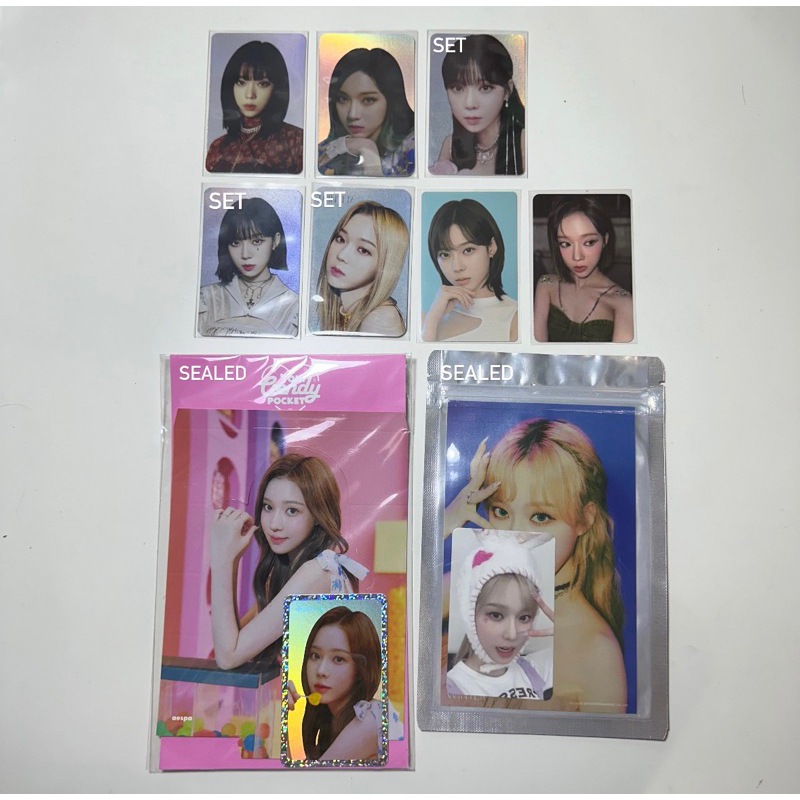 Pc Inverno aespa holo Selado Não Conjunto Tem O Batido Próximo Nível Sonhos Vêm Verdadeiro Selvagem Para Sempre mediheal smini Meu Mundo Picante oh ! Caendy pocket 4x6 set Coelhinho Muito Curto Da Vida