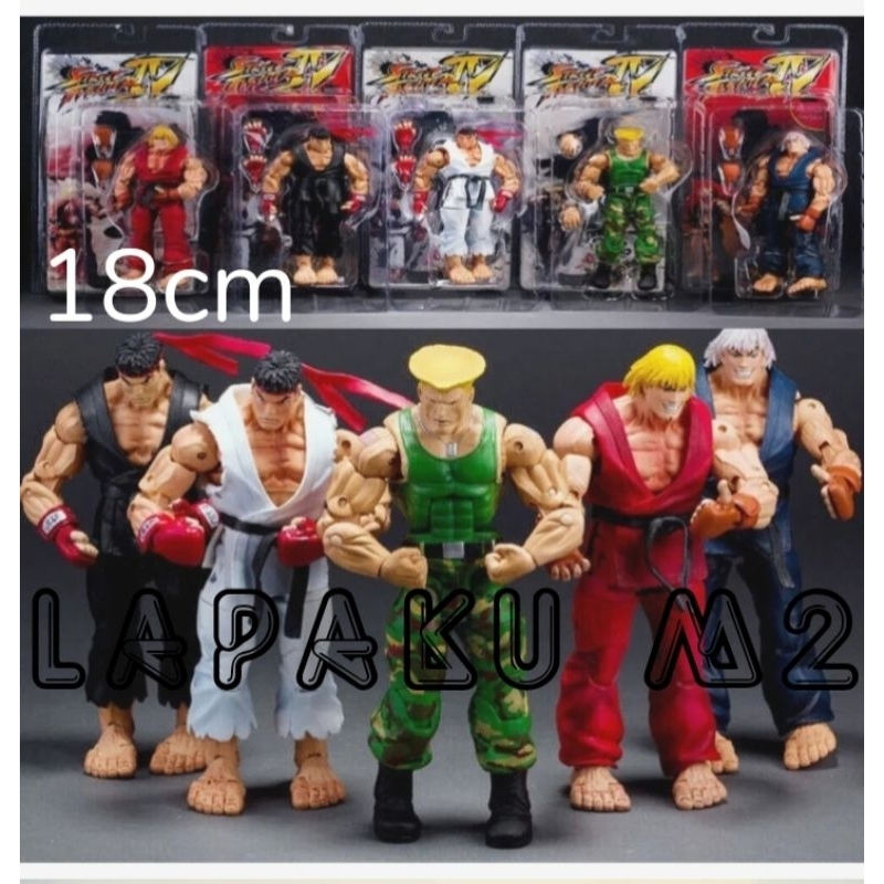 NECA Street Fighter 4 PS3 PS4 Xbox One Game Guile 7'' Action Figure Toy