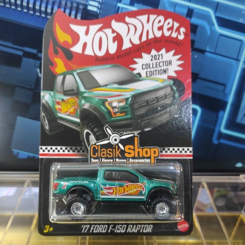 Hot Wheels Rodas Quentes 17 FORD F-150 RAPTOR 2021 Edição Coletor ...