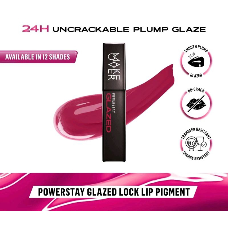 Makeover Powerstay Pigmento Labial De Fechadura Vidrado | Shopee Brasil