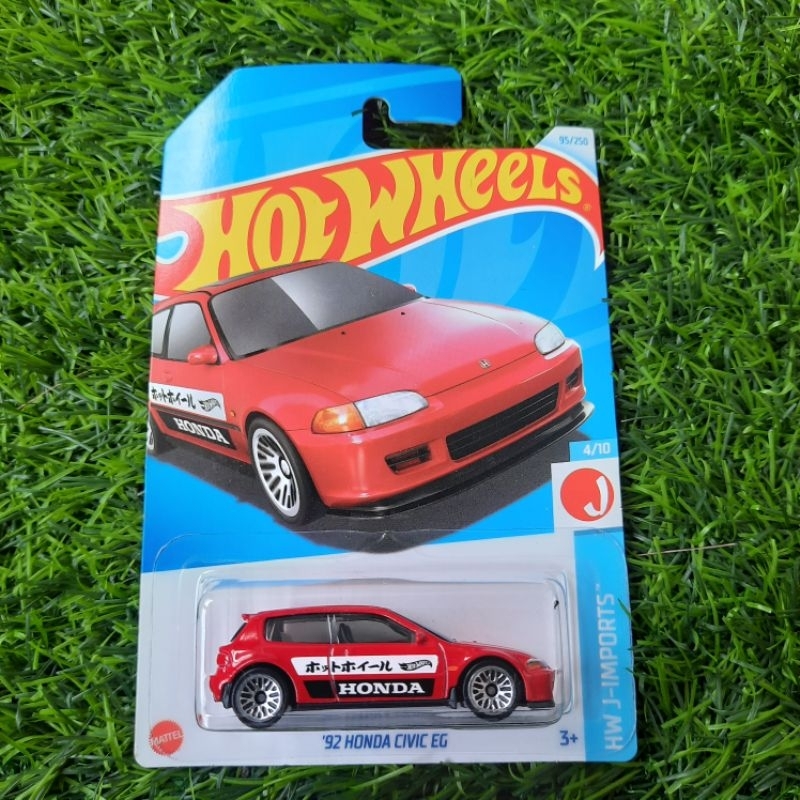 Hot Wheels Rodas Quentes 92 Honda Civic EG Lote Vermelho 2024 | Shopee  Brasil