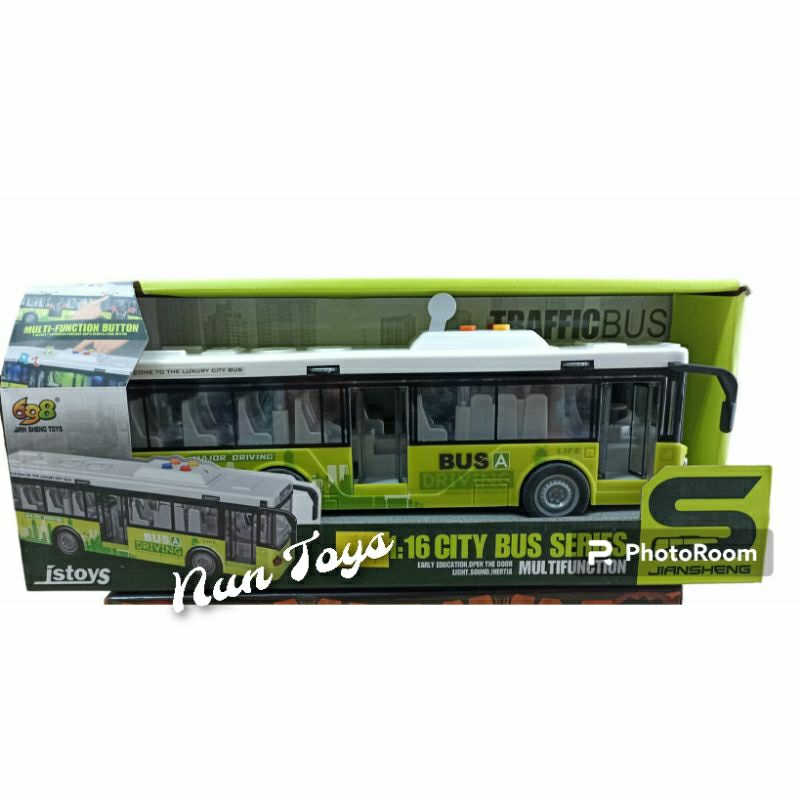 Brinquedos Da S rie Diecast City Bus Tem Sons E Luzes