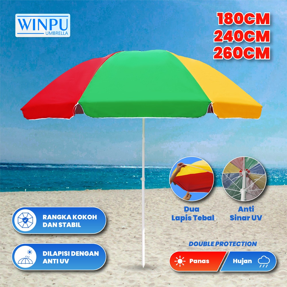 Guarda-Chuva Para Barraca TENDA Winpu Rainbow (180 Cm-260) 2 Camadas ...