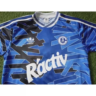 Sch alke Home Retro Bola Jersey 1992