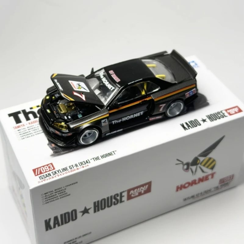 Mini GT Kaido House Nissan Skyline-R R34 O Hornet Selado | Shopee