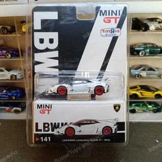 Mini GT 141 LB Trabalha Lamborghini Huracan Brinquedos Brancosrus Japão