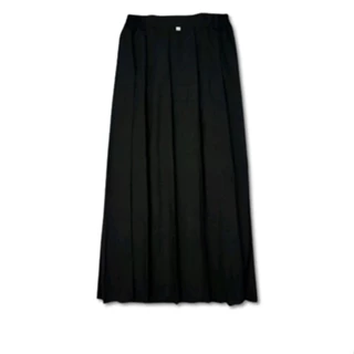 HITAM Saia Preta Modelo REMPEL Longo TOP Uniforme Para Meninas Do Ensino Fundamental