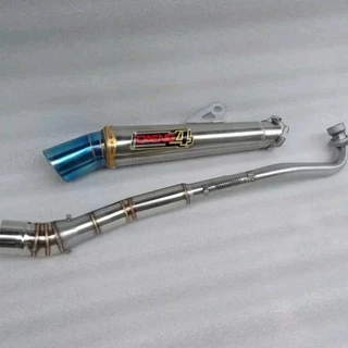 Tubo De escape Do Silenciador Recipiente Sistema Completo kriss 100 Pop 100 110i biz 110i 125 escapamento Lagenda 115 110 Traço 125 Força vega i 115 xrm 110 125 ex5 rusi Onda 100 ekzos Coneng