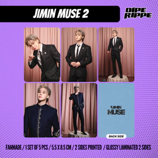 Bts Fotocard-Parque JIMIN MUSE BLOOM SMERALDO SERENADE SKETCH