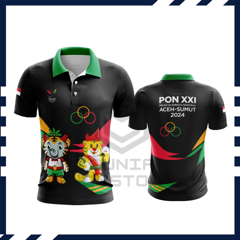 Camisa Polo Jersey Pon Aceh , North Sumatra 2024 Fullprint/Homem | Shopee  Brasil