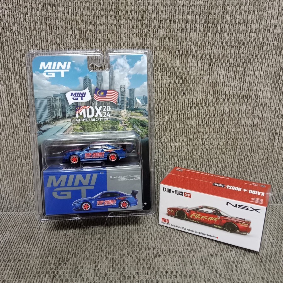 Malásia DIECAST EXPO MINI GT SILVIA S15 (749) & KAIDO HOUSE NSX (123)