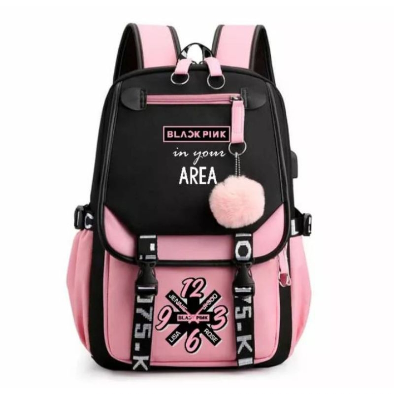 NF Blackpink-Mochila Infantil , Bolsa Escolar , Estilo Coreano